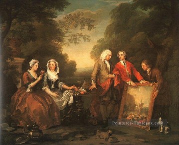 La famille Fountaine William Hogarth Peinture à l'huile